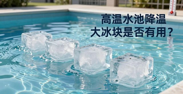 大冰块游泳池降温效果_成都龙泉驿区高温水池降温大冰块_冰块降温实际应用分析